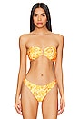 view 1 of 4 Bandeau Bikini Top in Tangerine Dreams