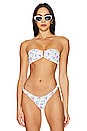 view 1 of 4 V Bandeau Bikini Top in Forever Fairytale