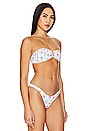 view 2 of 4 V Bandeau Bikini Top in Forever Fairytale