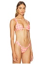 view 2 of 4 Slide Bralette Bikini Top in Peaches