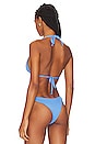view 3 of 4 HAUT DE MAILLOT DE BAIN SLIDE in Breezy Blue Ribbed