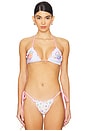 view 1 of 6 Triangle Bikini Top in Cutie Frutti