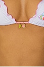 view 6 of 6 Triangle Bikini Top in Cutie Frutti