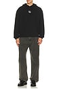 view 3 of 5 SWEAT À CAPUCHE in Black