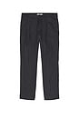 view 5 of 6 Daisy Stripe Linen Trousers in Navy