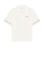 view 4 of 4 Saturday Club Emblem Polo in Off White