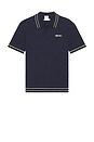 view 4 of 5 Varsity Tipped Rib Polo in Navy