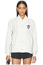 view 3 of 5 CHAQUETA DE ENTRENADOR GARDEN in Off White