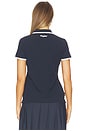 view 3 of 5 Short Sleeve Performance Polo Top in Navy