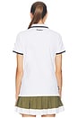 view 3 of 4 Short Sleeve Performance Polo Top in Off White