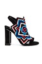 view 1 of 5 India Heel in Black & Multi