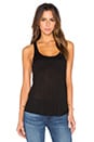 view 1 of 3 Fynn Drop Armhole Tank in Black