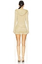 view 4 of 4 Cu Hooded Dress in Pale Olive