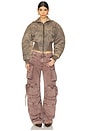 view 4 of 4 M-claw Bomber Jacket in Washed Dark