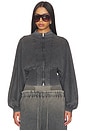 view 1 of 5 Haze Zip-Up in Washed Black