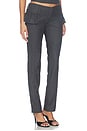 view 2 of 6 Victoria Trouser in Charcoal