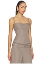 view 2 of 4 Jett Bustier in Taupe