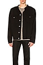 view 1 of 4 Oversized Denim Jacket in Black