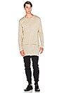 view 1 of 3 L/S Layered Tee in Sand