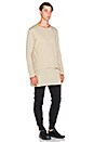 view 2 of 3 L/S Layered Tee in Sand
