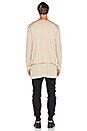 view 3 of 3 L/S Layered Tee in Sand