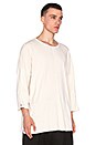 view 2 of 5 T-SHIRT 3/4 OVERSIZED in Natural