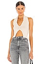 view 1 of 4 Halter Vest in Ecru