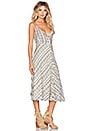view 2 of 4 Tulum Dress in Cream & Black Stripe