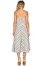 view 3 of 4 Tulum Dress in Cream & Black Stripe
