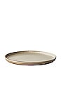 view 1 of 4 CLK-151 Ceramic Dinner Plate Set Of 3 in Beige