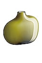 view 1 of 3 Sacco Vase Glass 01 in Green