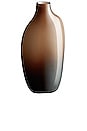 view 1 of 3 Sacco Vase Glass 03 in Brown
