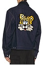 view 3 of 4 x Verdy Collection Padded Workwear Jacket in Rinse Blue Denim