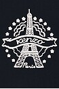 view 7 of 6 Eiffel Tower Design T-shirt in Blue Black