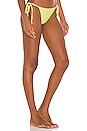 view 3 of 5 BAS DE MAILLOT DE BAIN AVEC LIENS À NOUER ACE in Citrus & Shell
