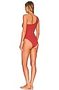 view 4 of 4 Amara Reversible One Piece in Terracotta & Bone
