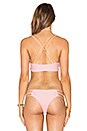 view 3 of 4 Coco Bikini Top in Blush & Peach