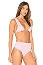 view 2 of 4 TOP BIKINI VIOLET in Light Pink