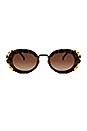view 1 of 3 LUNETTES DE SOLEIL KANDICE in Tortoise Black