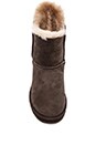 view 3 of 5 Double Halo Short Boot with Fur in Cappuccino