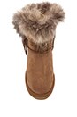 view 3 of 5 Trishka Short Fur Boot in Chestnut