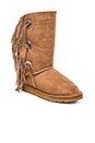 view 2 of 5 Trishka Tall Fringe Boot in Chestnut