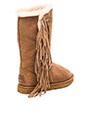 view 4 of 5 Trishka Tall Fringe Boot in Chestnut