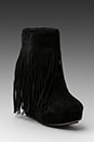 view 1 of 4 Veleta Fringe Wedge Boot in Black