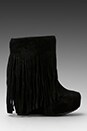 view 2 of 4 Veleta Fringe Wedge Boot in Black
