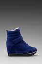 view 1 of 5 Snow Jog Wedge Sneaker with Sheep Wool in Sapphire