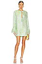 view 1 of 4 The Flamingo Kaftan Mini in Pistachio