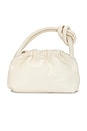 view 2 of 5 The Swan Bag in Ivory Croc Effect