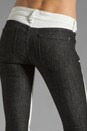view 6 of 6 Jean Skinny Colorblock en White/Black in White & Black