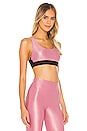view 3 of 5 Endpoint Infinity Sports Bra in Rosa & Black